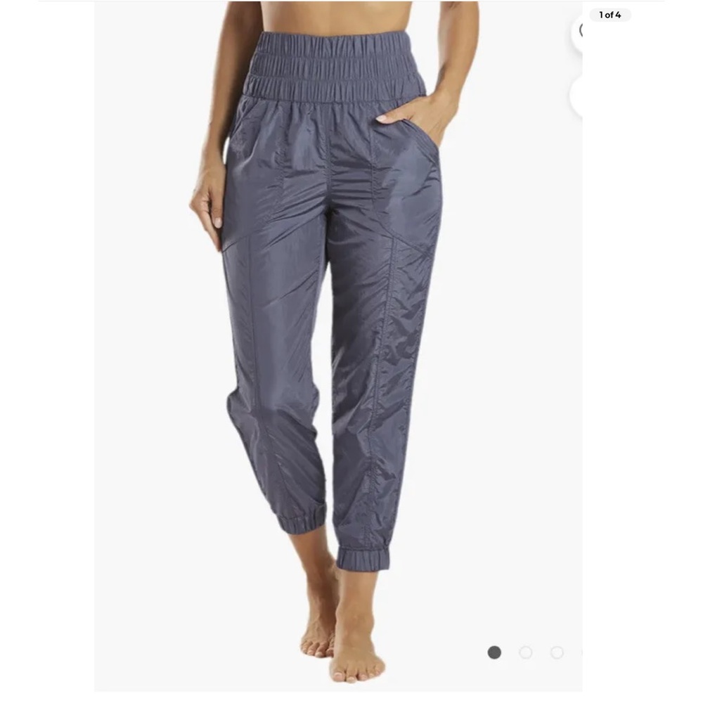 Free People the Way Home High Waist Joggers in Deep Sea Small NWOT FP Movement